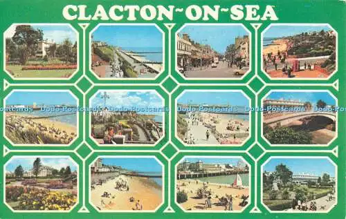 R686225 Clacton on Sea. Strand. Parken. Fotopräzision. Colourmaster International