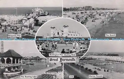 R687016 Great Yarmouth. Britannia Pier. Serie St. Albans. RP. 1963. Multi View