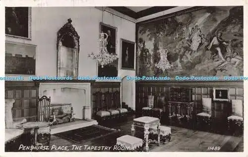 R687641 Penshurst Place. Das Gobelinzimmer. R. A. Postkarten. Das Siegel des Künstlers
