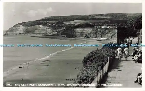 R687647 I. Von W. Sandown. The Cliff Path. Schaftlin in der Ferne zeigen. Nahe