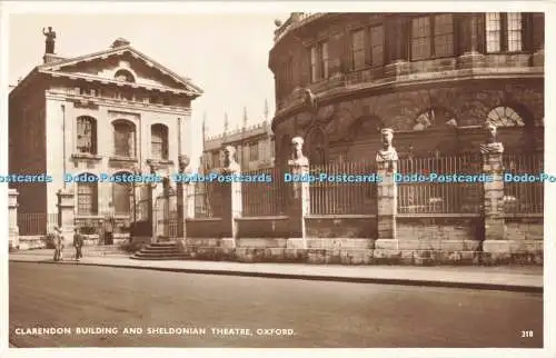 R687912 Oxford. Clarendon Building und Sheldonian Theatre. Alfred Savage. RP