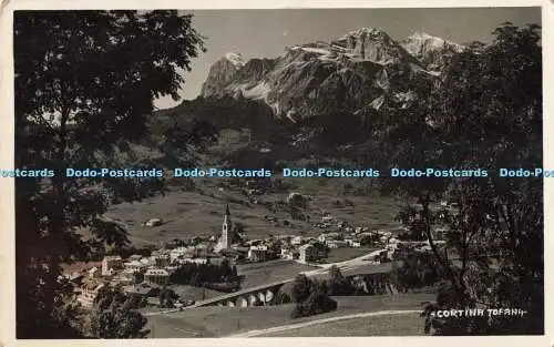 R687966 Cortina Tofana. A. Zardini. Postkarte