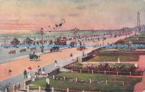 R689105 Blackpool. stecken. Oilette. Postkarte. 7398. 1907