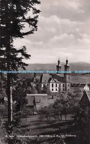 R692418 St. Peter. Hochschwarzwald. 730. 1100 m. u. M. mit Feldberg. Erwin Burda
