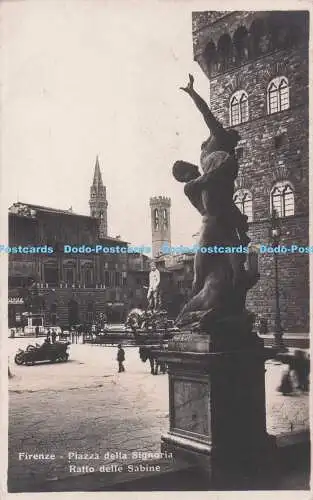 R692616 Firenze. Piazza della Signoria. Ratto delle Sabine. S.T.A