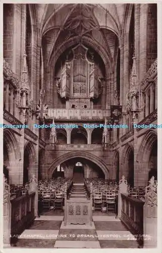 R691886 Kathedrale von Liverpool. Lady Chapel. Orgel suchen. Valentinstag. RP