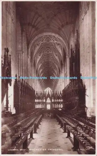 R693171 Winchester Cathedral. Blick nach Westen. Walter Scott. RP