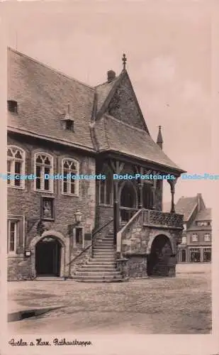 R693290 Goslar a.Harz. Rathaustreppe. Hermann Wulf. Teco. Nr. 13