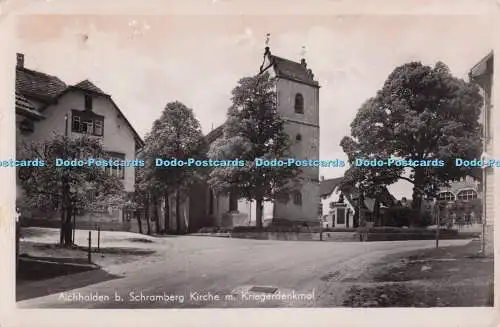 R694806 Aichhalden b. Schramberg Kirche. m. Kriegerdenkmal. Erwin Hitzler. Karl