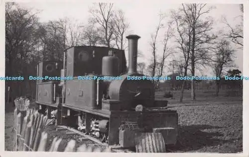 R696970 unbekannter Ort. Alte Lokomotive. Postkarte