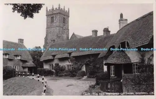 R695269 I.W. Godshill. Die alten reetgedeckten Cottages. Nahe. RP