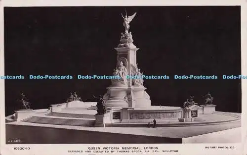 R699632 London. Queen Victoria Memorial. Rotary Photographic Series. 1911