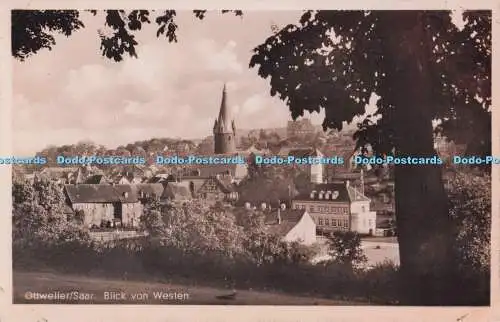 R696041 Ottweiler. Saar. Blick von Westen. O. Germer. RP