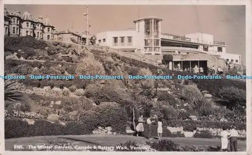 R696205 Ventnor. The Winter Gardens Cascade and Battery Walk. Nahe. RP. 1957