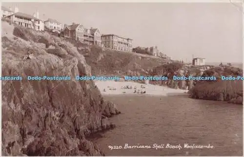R696237 Woolacombe. Barricane Shell Beach. E. A. Sweetman and Son. Ltd. RP. 1955