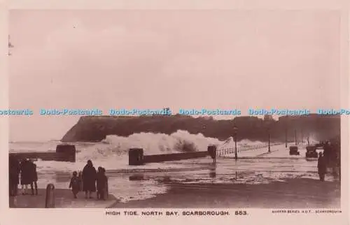 R700442 Scarborough. North Bay. Hochwasser. Serie H. O. T. Queens. RP