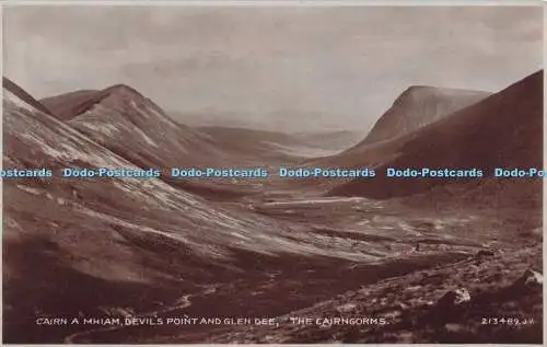 R698063 The Cairngorms. Cairn a Mhiam Devils Point und Glen Dee. Valentinstag. RP