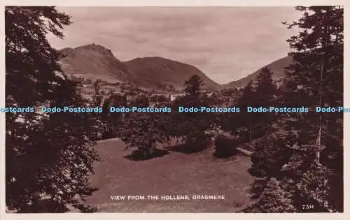 R700520 Grasmere. Blick vom Hollens. Atkinson und Pollitt. RP