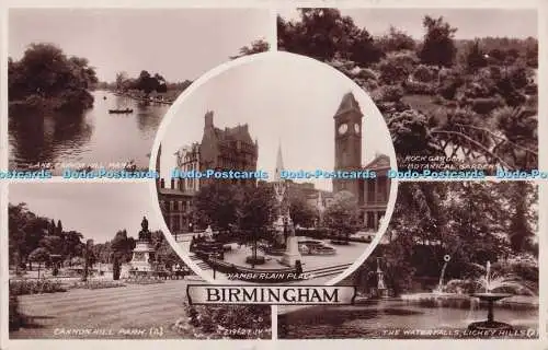 R702679 Birmingham. Cannon Hill Park. Lickey Hills. Die Wasserfälle. Chamberlain