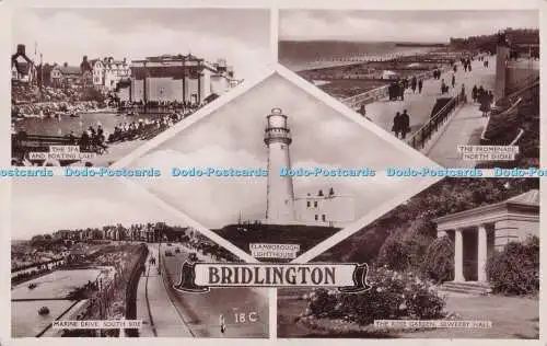 R696395 Bridlington. Marine Drive. Südseite. Der Rosengarten. Sewerby Hall. Ex