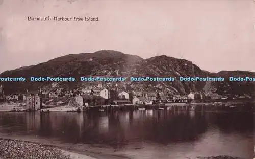 R698217 Hafen von Barmouth von der Insel. Valentinstag. X.L. Serie. Echte Fotokarten.