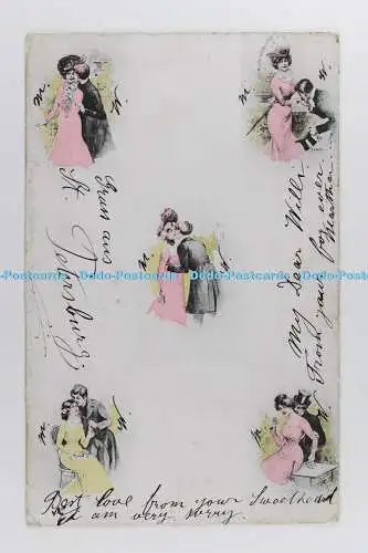 R707355 Romantisch. Multi View. St. Petersburg. Postkarte