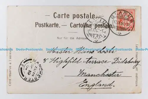 R707337 Glarus mit Glarnish. Schweiz. Postkarte. 1904