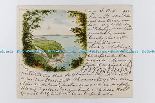 R707118 Clovelly von Hobby Drive. Bildbriefpapier. 1901