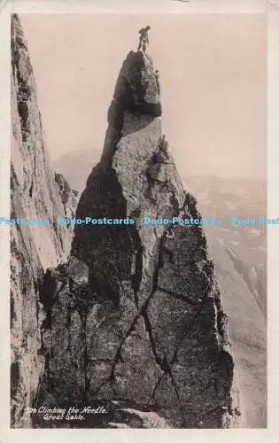 R707511 Toller Giebel. Klettern auf die Nadel. G. P. Abraham. Keswick. RP. 1940
