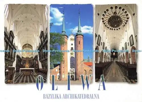 D144367 Oliwa. Bazylika Archikatedralna. Wydawnictwo ZET Wroclaw. Multi View