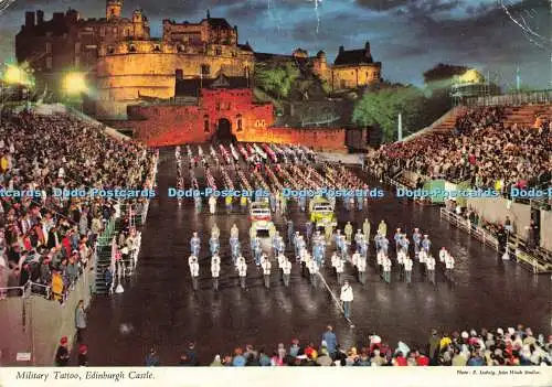 D144555 Militär Tattoo. Edinburgh Castle. E. Ludwig. Hinde. 1976