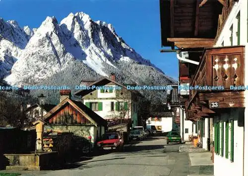 D145377 Garmisch Partenkirchen. Oberbayern. Heilklimatischer Kurort. Fruhlingstr