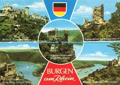 D144599 Burgen am Rhein. Gunter Dzimek. Multi View