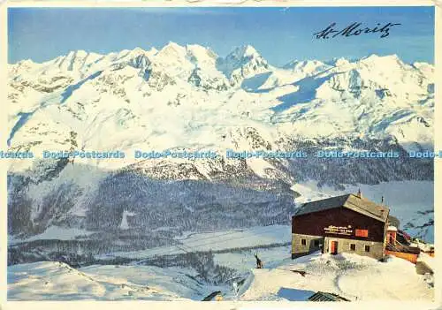 D144851 St. Moritz. 1038. Piz Nair Gipfelrestaurant. Foto max. 1963