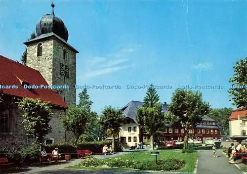 D146471 7826. Schluchsee. Hochschwarzwald. Kuranlage bei der St. Nikolauskirche.
