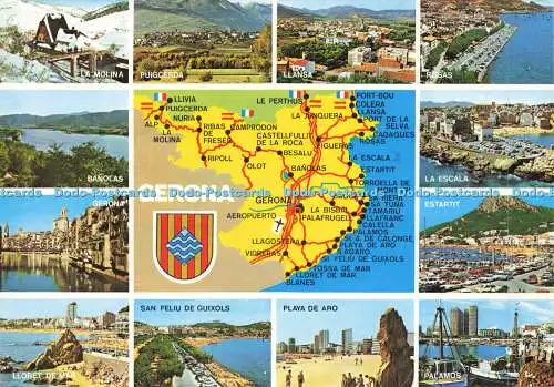 D144937 Gerona. Nr. GE 4035. Postales Internacional Farbe. Werticrom. 1988. Mult