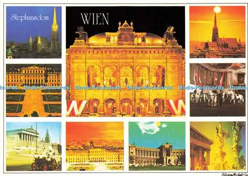 D144941 Stephansdom. Wien. Michel. Wien Fotostudio Nr. 14. Grazer. 1986. Multi V