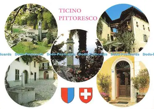 D145006 Tessin Pittoresco. 2108. Edizioni Alfa S.A. Multi View