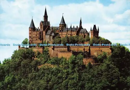 D145980 Burg Hohenzollern. Blick vom Zellerhorn. Gebr. Metz. Nr. 7450 442 189
