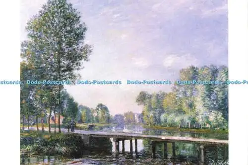 D146752 Fußgängerbrücke. Morgen Ende September. 1890. Alfred Sisley. Hon Ann Lewis Fr