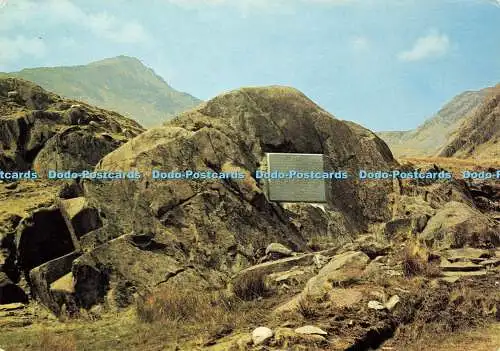 D148815 Gwynedd. The Gladstone Rock. Snowdon. J. Arthur Dixon