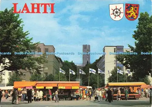 D146805 Lahti. Finnland. Marktplatz. Grako. Matti Tirri