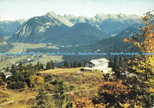 D148925 Rauth. Hutte. Leutasch Tirol. Karwendelgebirge. W. Stempfle. Risch Lau