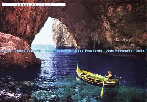 D146242 Blaue Grotte. Malta. ABC Schreibwaren und Drucker. ABC Press
