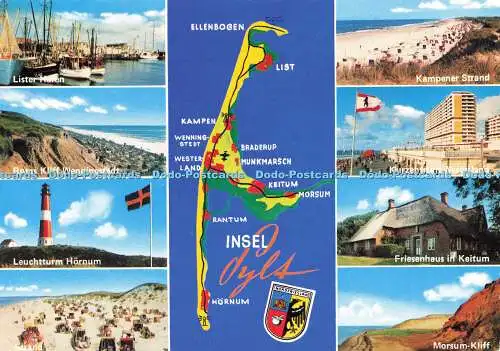 D146260 2280. Die schöne Nordsee Insel Sylt. Rubin. Otto Schulze. Multi View