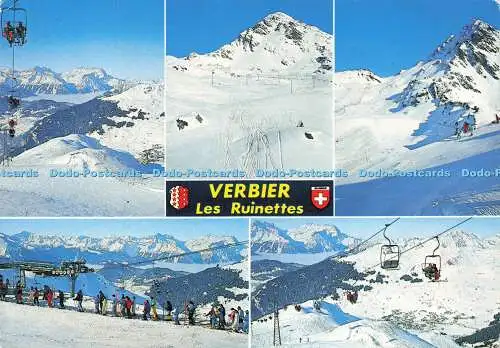 D149157 Verbier Les Ruinettes. Perrochet. Multi View