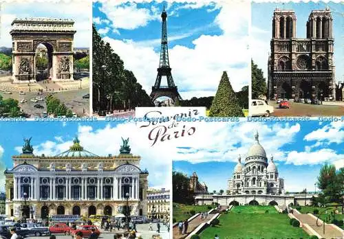D149194 Souvenir de Paris. Arc de Triomphe de l Etoile. Andre Leconte. Kerl. Mult