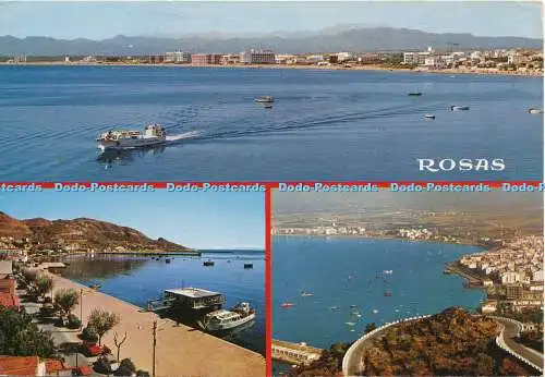 D147195 Rosas. Costa Brava. Mehrfachansicht. 1974