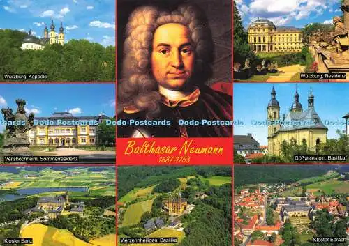 D149266 Balthasar Neumann. Kloster Banz. Schoning. Multi View