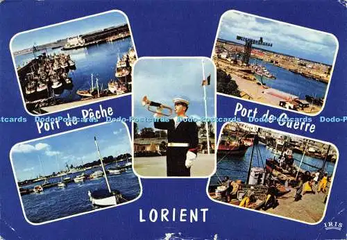 D147231 Lorient. Port de Peche. Port de Guerre. Kappe. Mexichrom. Multi View